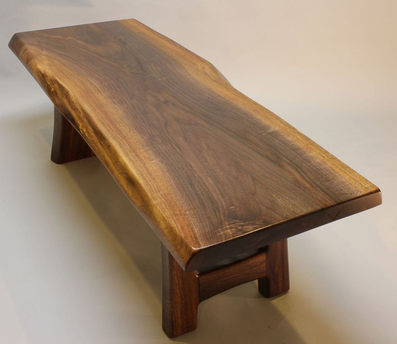 Most Recently Released Rustic Oak And Black Coffee Tables In Hand Crafted Black Walnut Live Edge Coffee Tablej.r (Gallery 7 of 20)