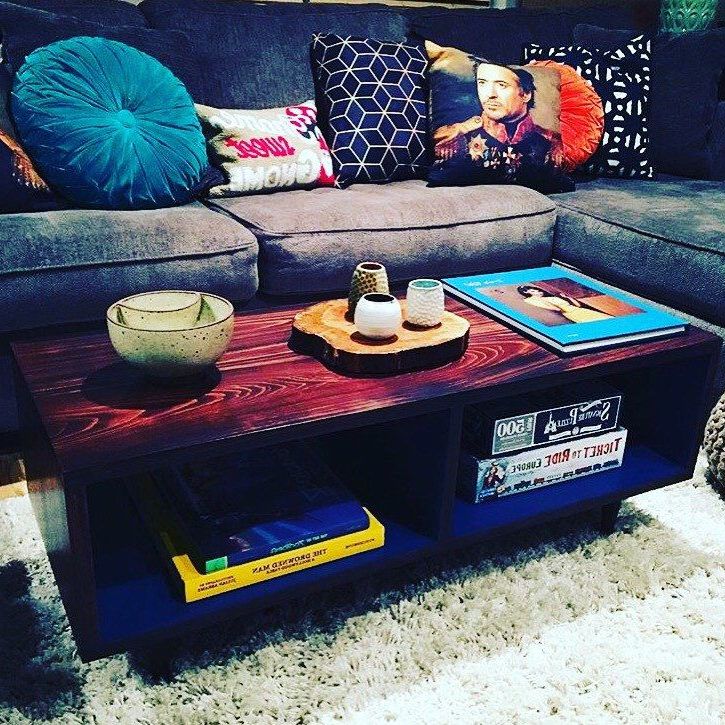 Most Up To Date Cobalt Coffee Tables Regarding This Panola Coffee Table Was A Custom Order In Cherry Cola (Gallery 4 of 20)