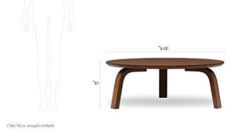 Most Up To Date Cocoa Coffee Tables For Nes Cocoa Wood Round Coffee Table – Click Image Twice For (Gallery 14 of 20)