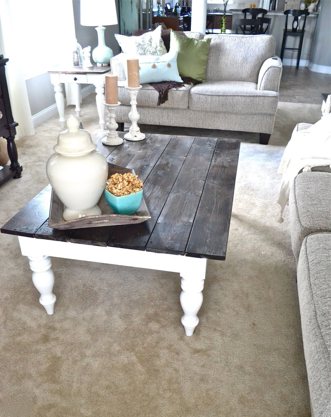 Newest Warm Pecan Coffee Tables With Warm Wood & White… (Gallery 19 of 20)