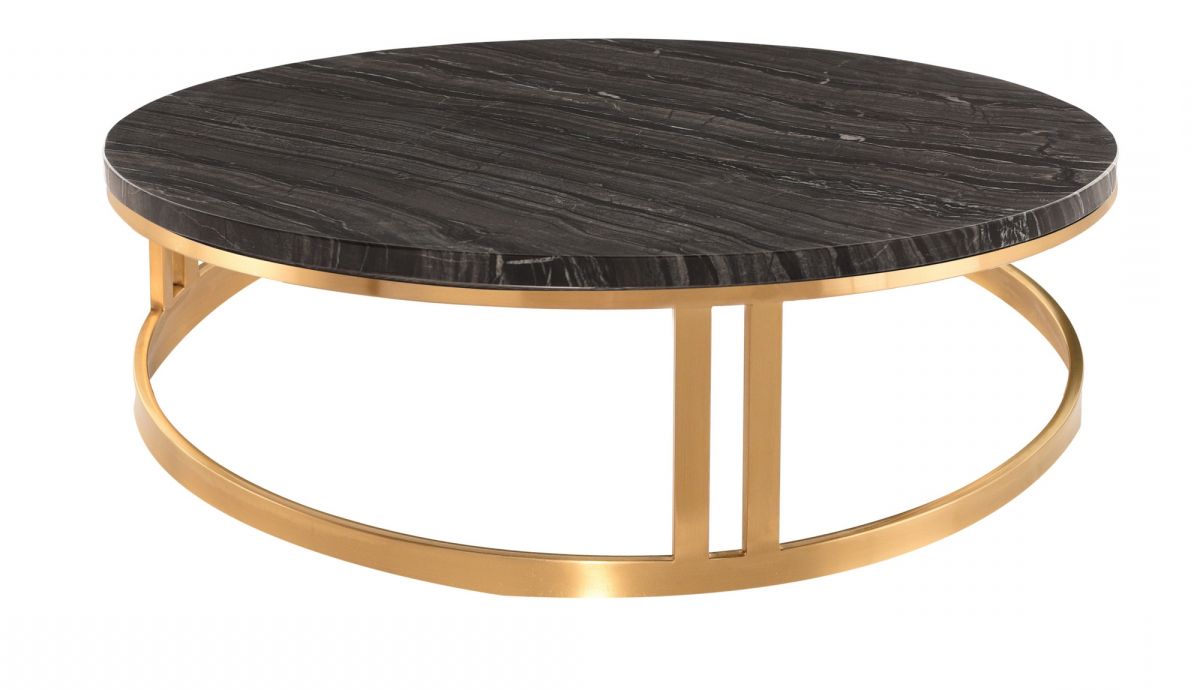 Nicola Coffee Table In Black Stone Top And Brushed Gold Base Inside Trendy Square Black And Brushed Gold Coffee Tables (Gallery 2 of 20)