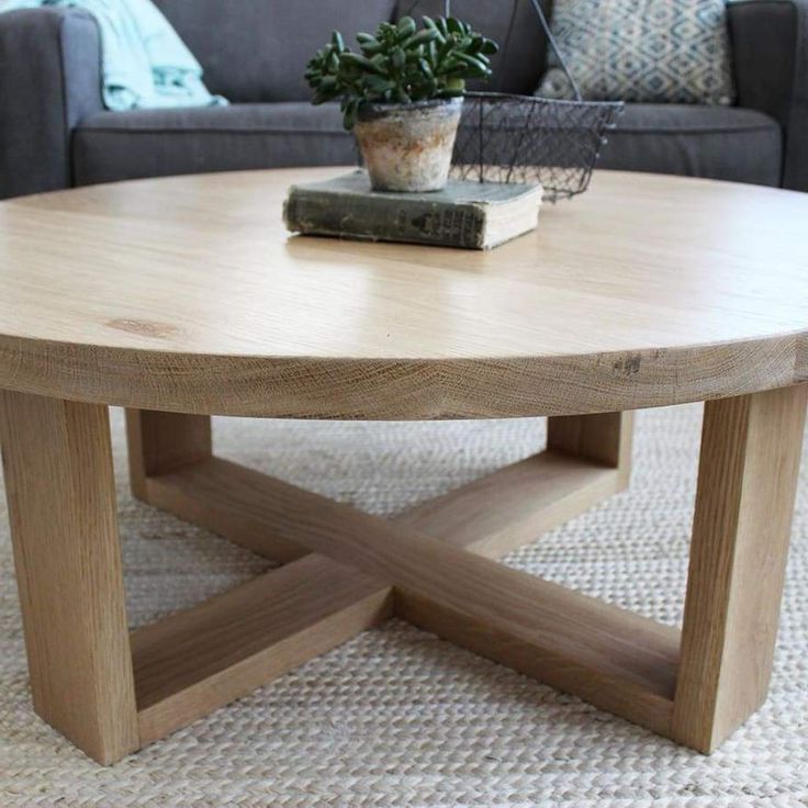 Pin On Round Tabel Pertaining To Famous Metal Legs And Oak Top Round Coffee Tables (Gallery 18 of 20)