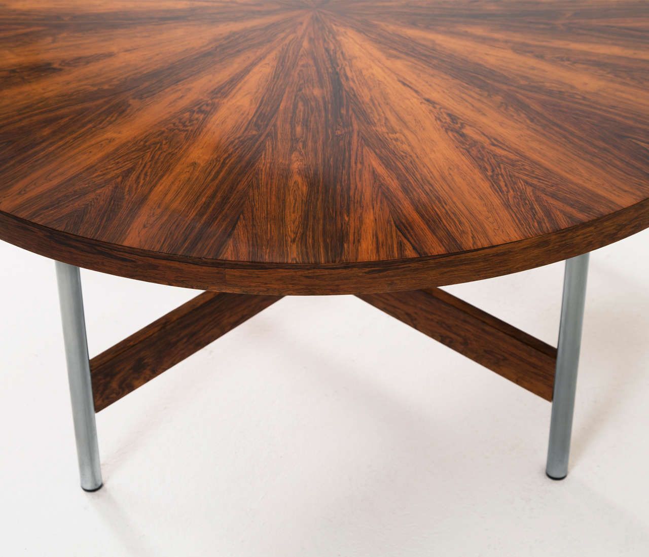 Popular Round Cocktail Tables Within Large Round Cocktail Table In Rosewood For Sale At 1stdibs (View 6 of 20)