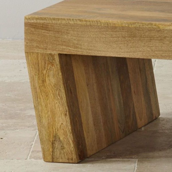 Preferred Natural Mango Wood Coffee Tables Within Natural Solid Mango Coffee Tables – Coffee Table – Mantis (Gallery 20 of 20)