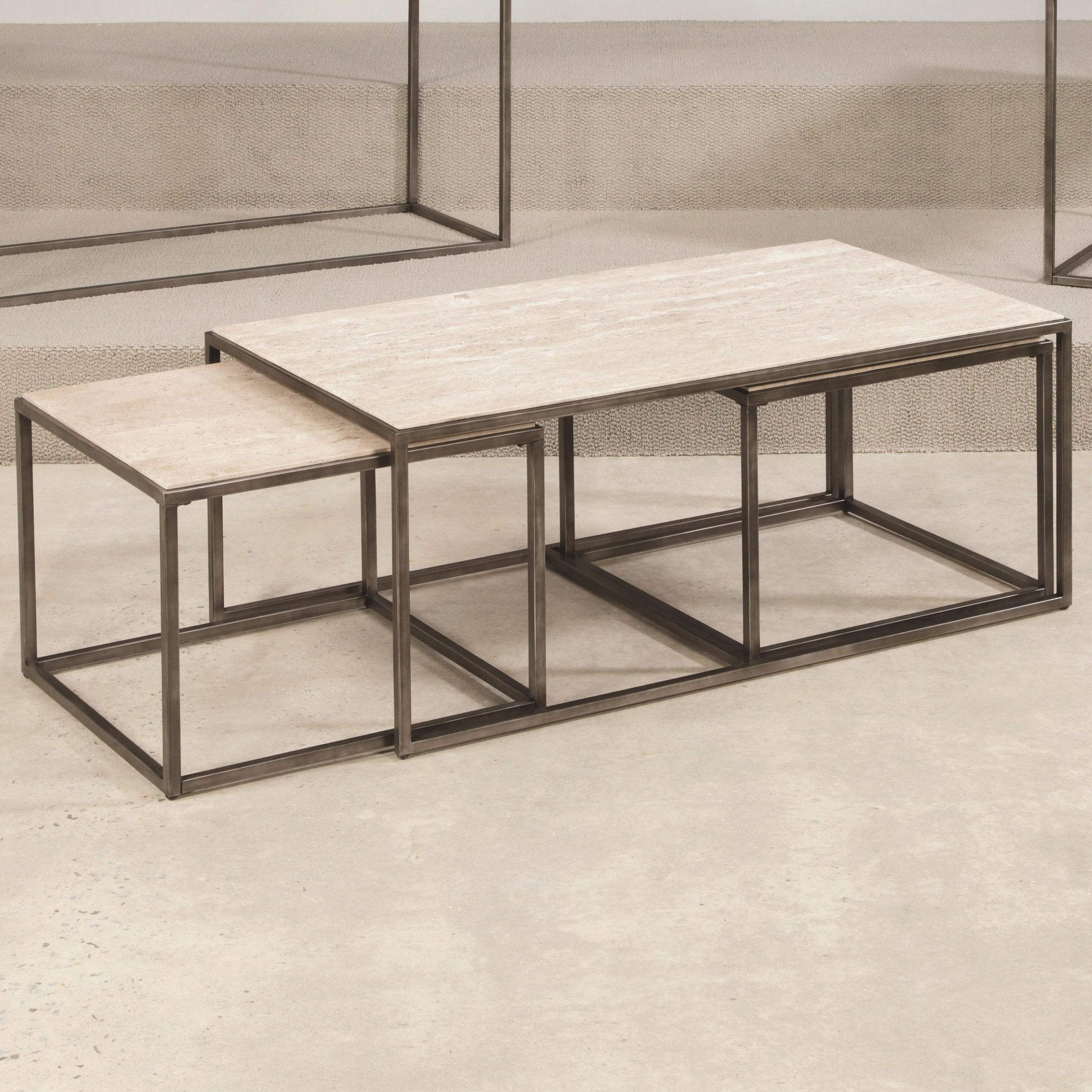 Preferred Nesting Cocktail Tables Pertaining To Hammary Modern Basics Rectangular Cocktail Table With (View 13 of 20)