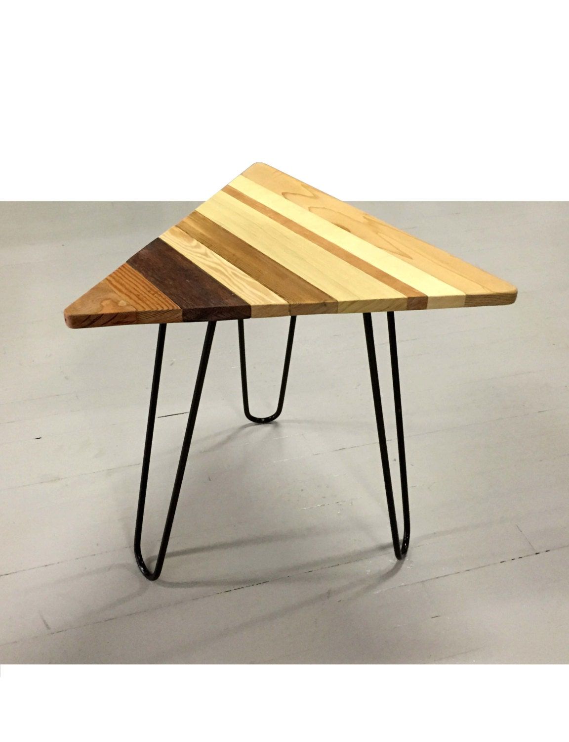 Preferred Triangular Coffee Tables For Reclaimed Wood Triangular Modern End Table Or Coffee Table (View 12 of 20)