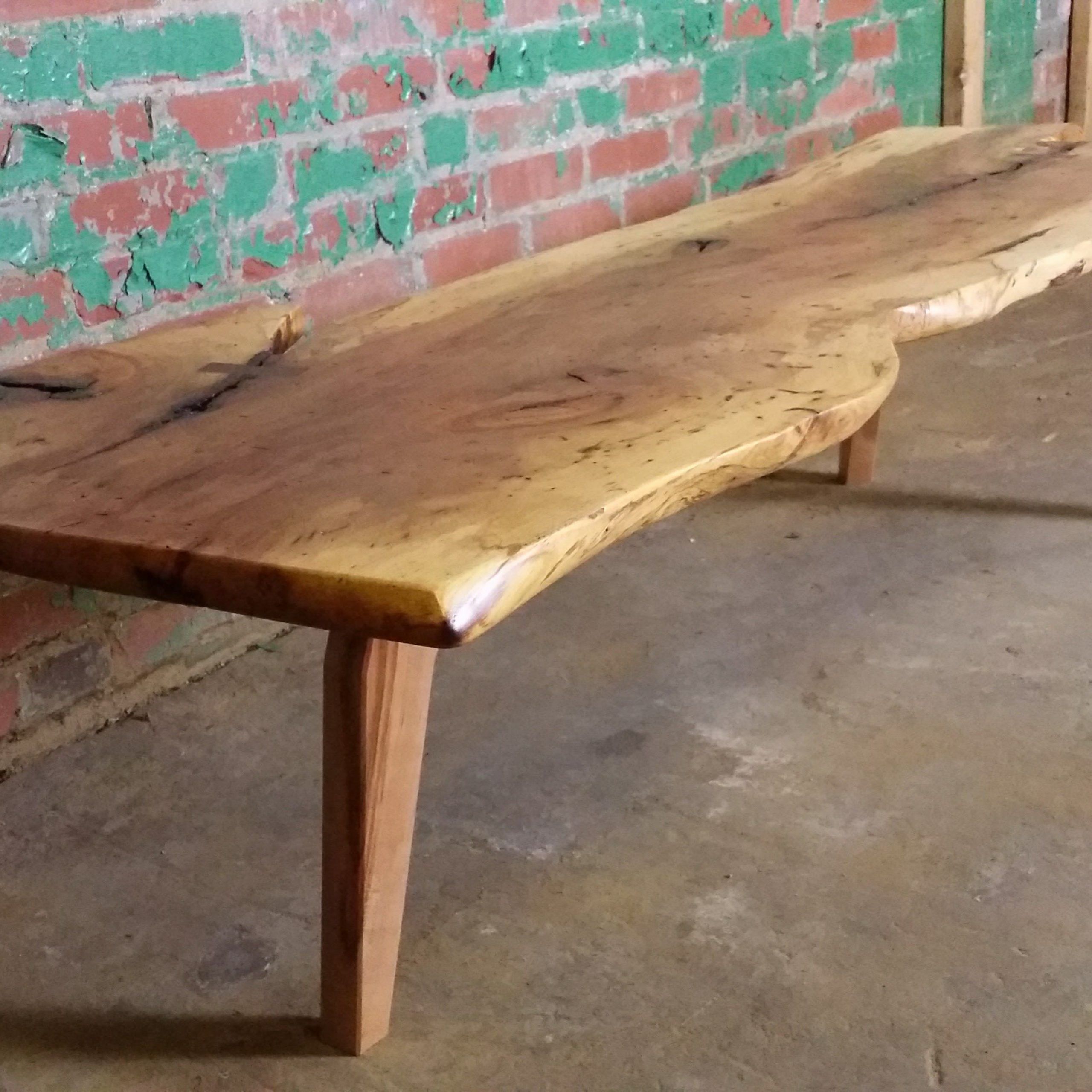 Recent Warm Pecan Coffee Tables Inside Hand Made Stunning Live Edge Spalted Pecan Coffee Table (Gallery 1 of 20)