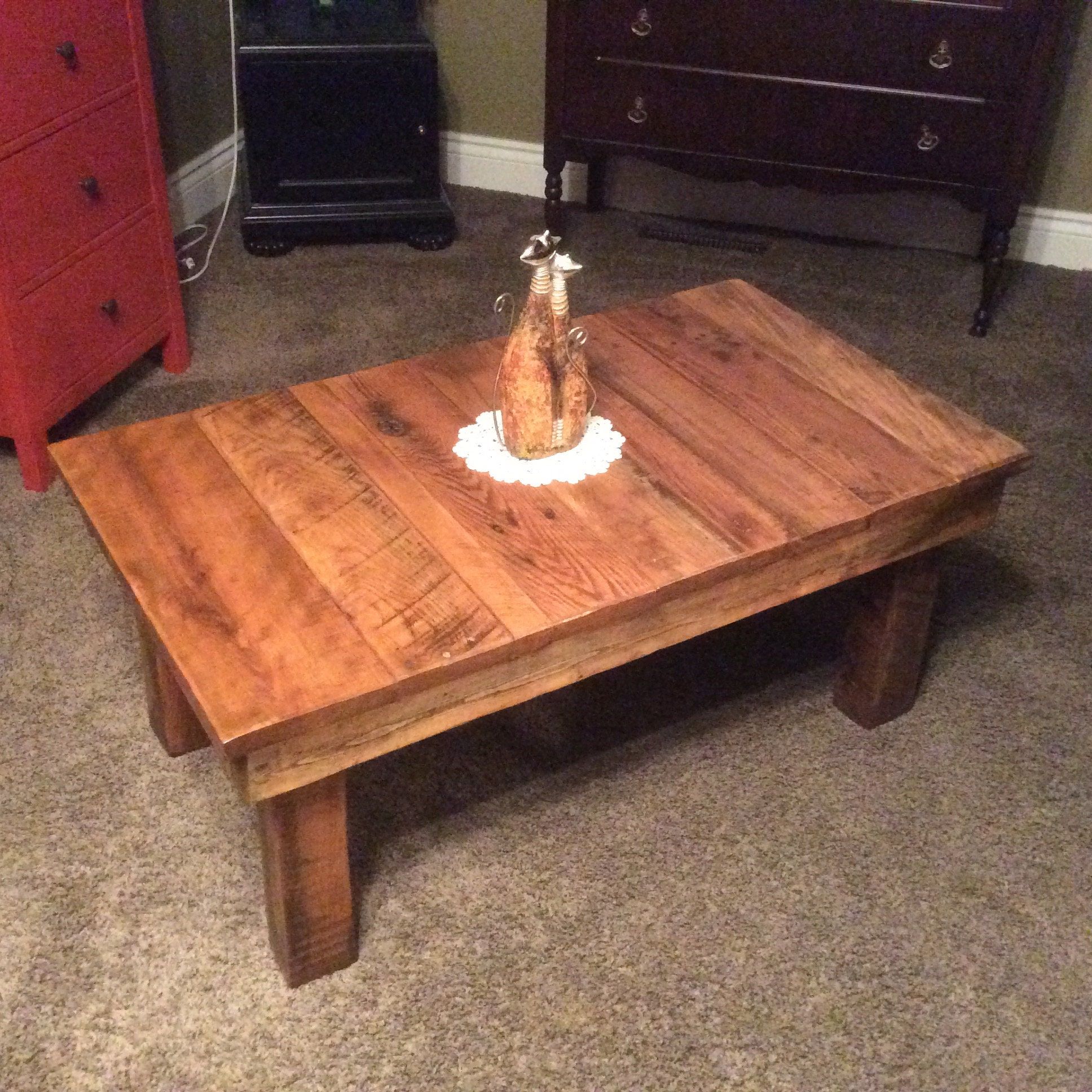 Reclaimed Wood Rustic Coffee Table Pertaining To Favorite Barnwood Coffee Tables (Gallery 3 of 20)