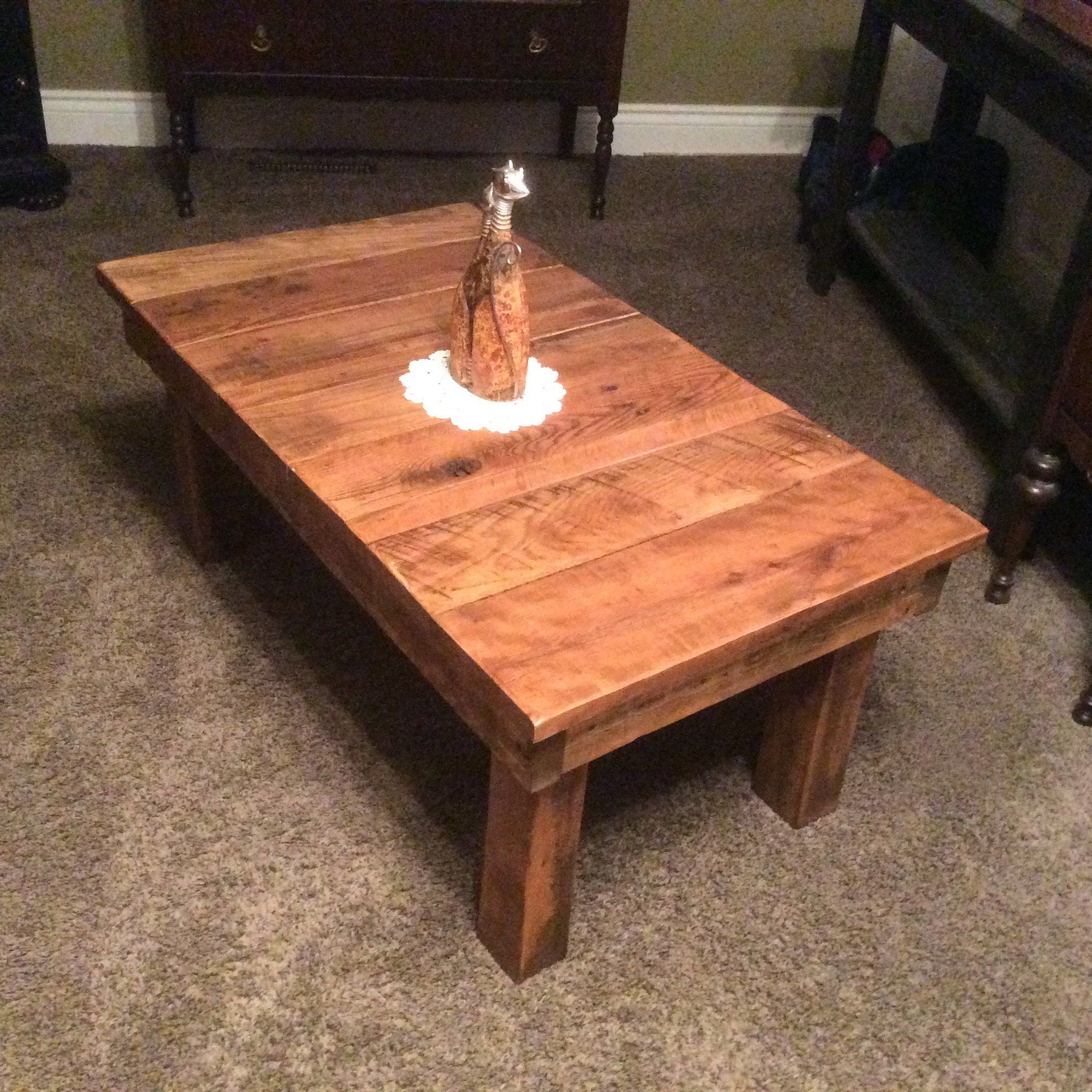 Reclaimed Wood Rustic Coffee Table Within Most Recent Barnwood Coffee Tables (View 5 of 20)