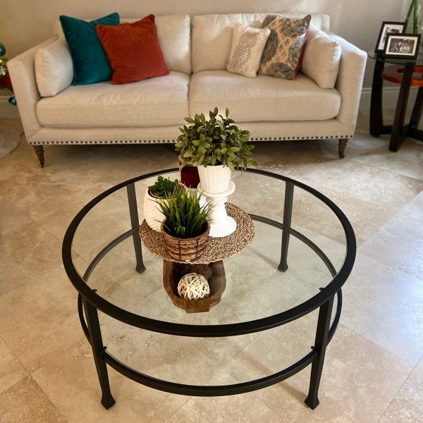 Round Glass Coffee Table (Gallery 14 of 20)