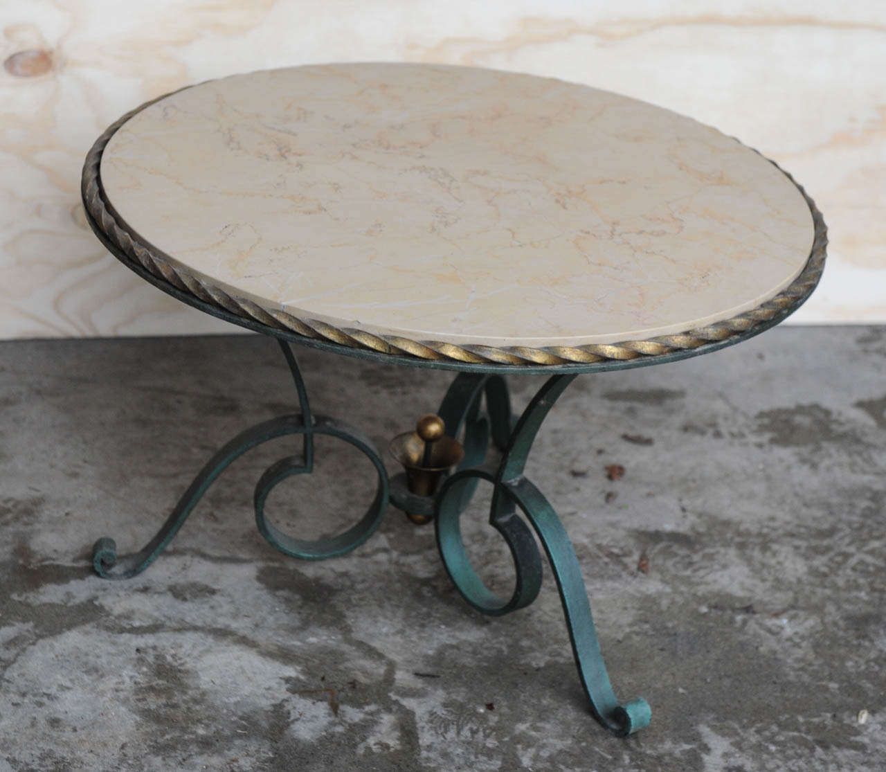 Round Wrought Iron Coffee Tablerobert Merceris At 1stdibs With Regard To Most Popular Round Iron Coffee Tables (View 10 of 20)