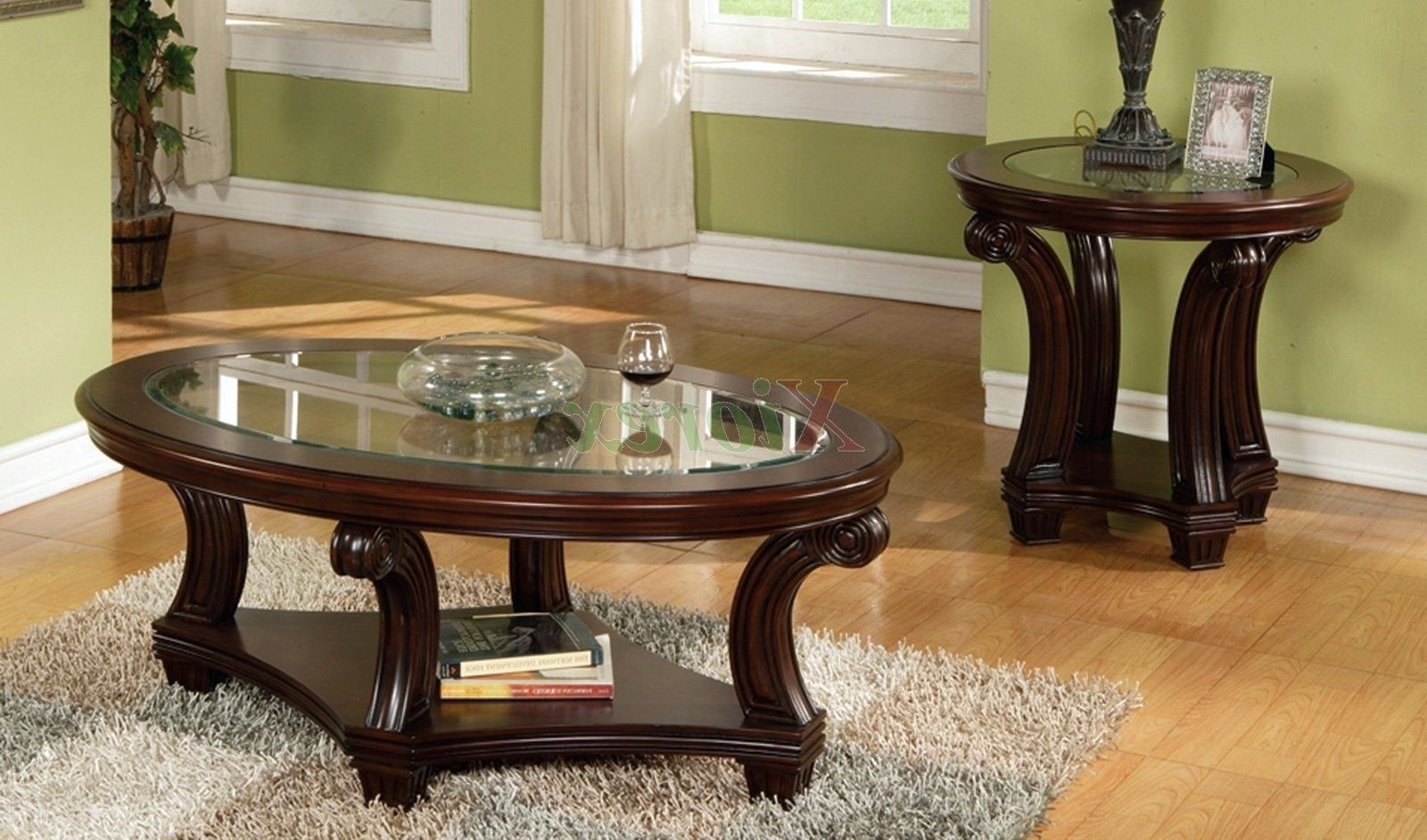 Roy Home Design With Latest Glass And Pewter Oval Coffee Tables (View 6 of 20)