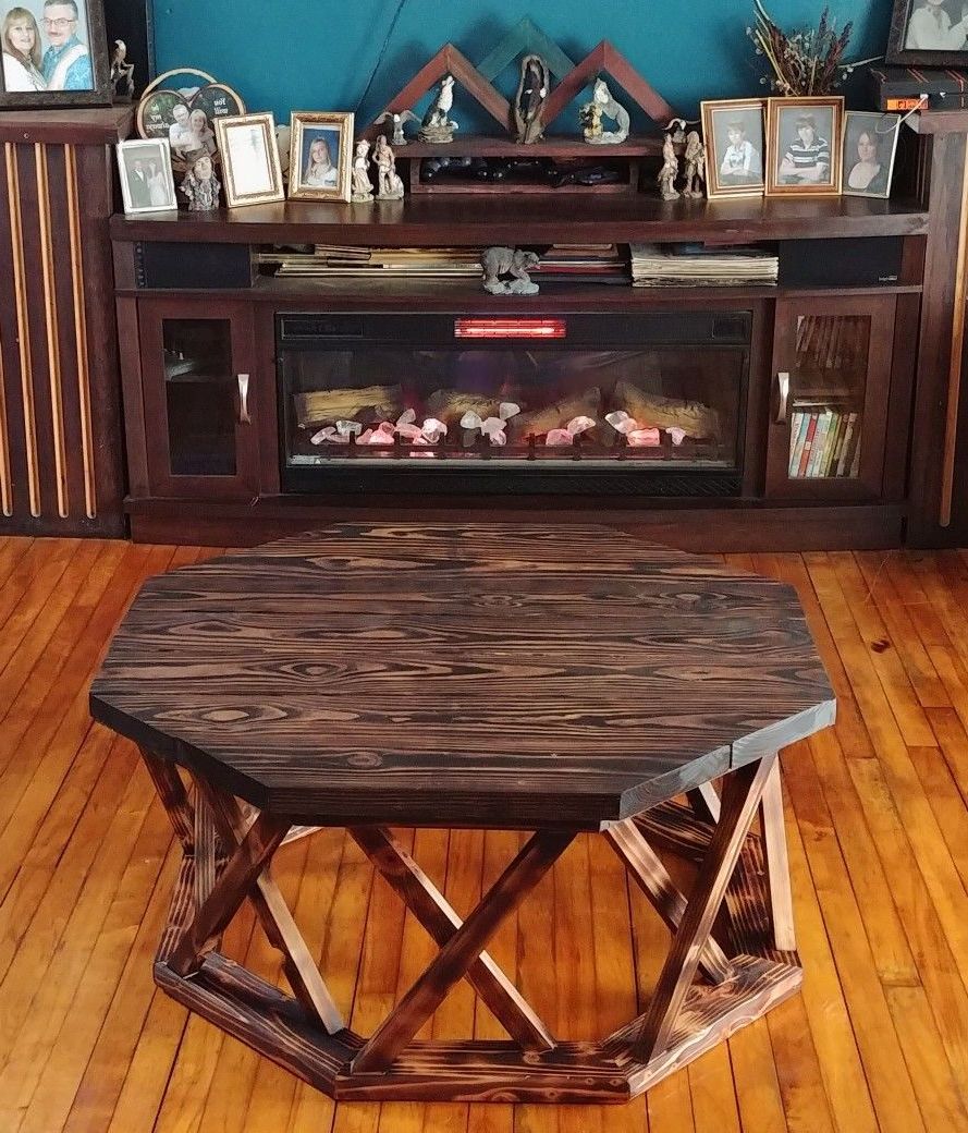Rustic In Well Known Octagon Coffee Tables (Gallery 9 of 20)