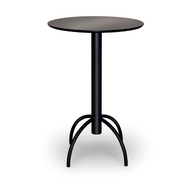 Saturn Black Cocktail Table For Hire From Well Dressed For Latest Natural And Black Cocktail Tables (Gallery 11 of 20)