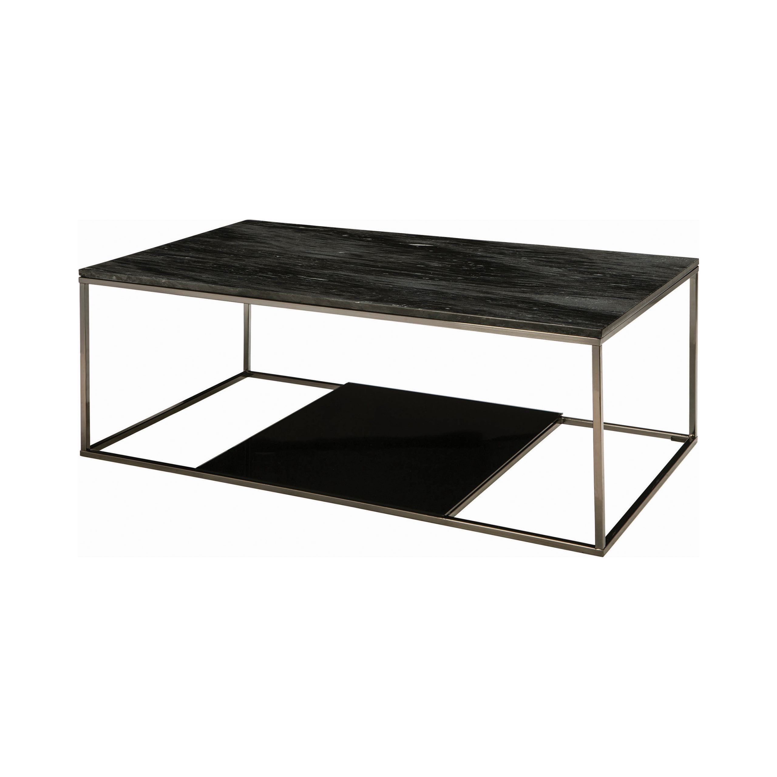 Schwartzman 1 Shelf Rectangular Coffee Table Black Regarding Well Known 1 Shelf Coffee Tables (View 18 of 20)