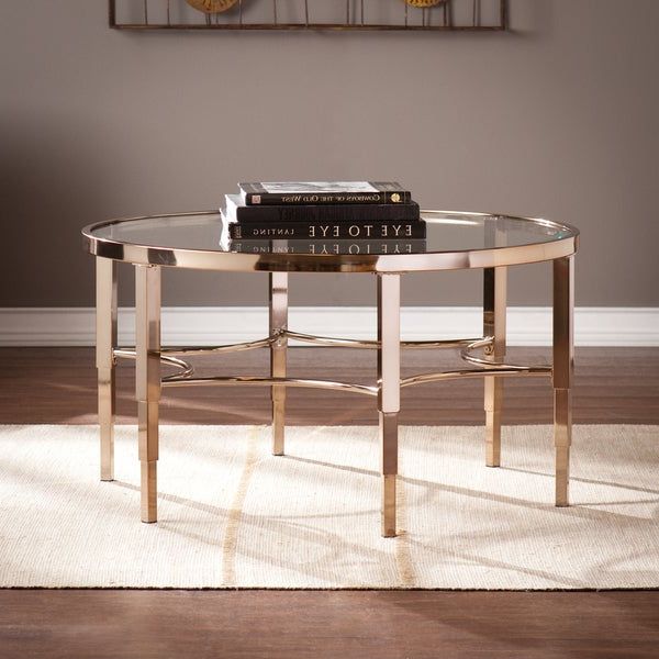 Shop Silver Orchid Grant Coffee/ Cocktail Table – On Sale For Most Recent Silver Coffee Tables (View 17 of 20)