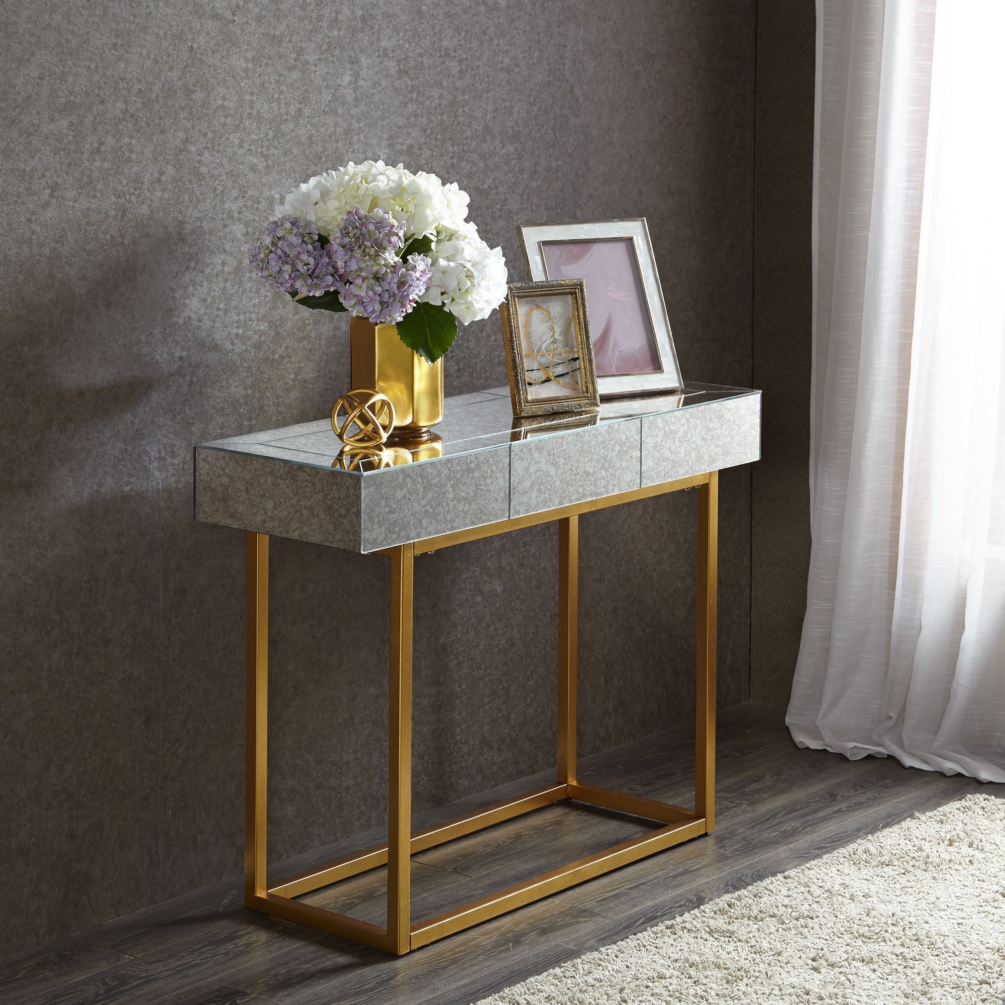 Sofa For Most Popular Gold And Mirror Modern Cube End Tables (Gallery 8 of 20)