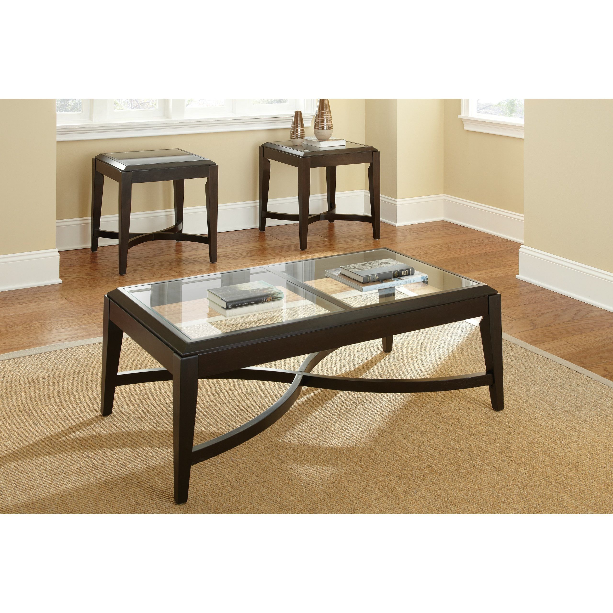 Steve Silver Furniture Mayfield 3 Piece Coffee Table Set In Fashionable Silver Coffee Tables (View 16 of 20)