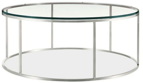 Tyne Round Cocktail Tables In Stainless Steel – Cocktail Throughout Most Up To Date Stainless Steel Cocktail Tables (View 17 of 20)