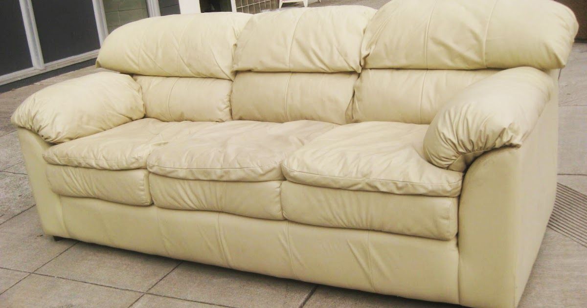 Uhuru Furniture & Collectibles: Sold – Beige Leather Sofa For Favorite Ecru And Otter Coffee Tables (Gallery 10 of 20)