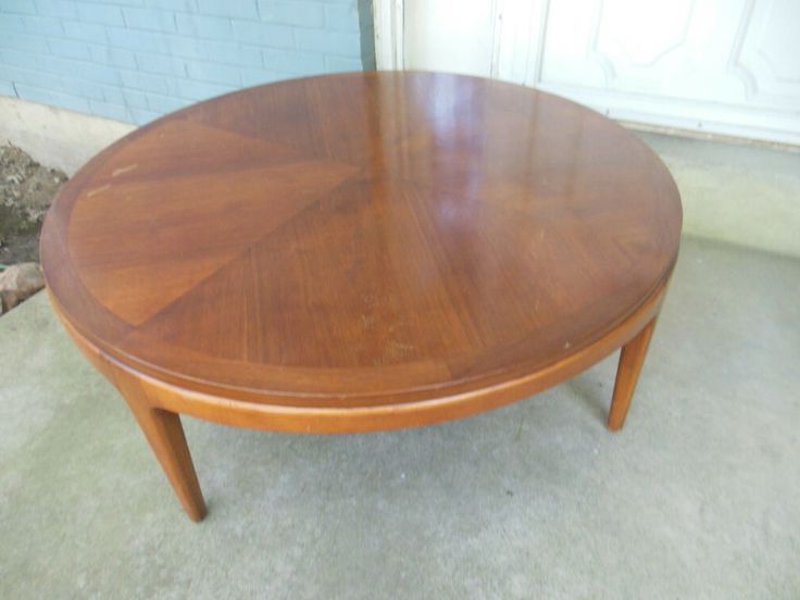 Vintage Lane Mid Century Rhythm Round Coffee Table 997 03 With Regard To Latest Vintage Coal Coffee Tables (View 16 of 20)