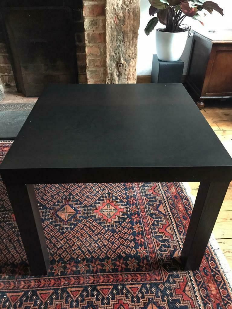 Well Known Square Black And Brushed Gold Coffee Tables In Pair Of Square Ikea Coffee Tables (Gallery 15 of 20)