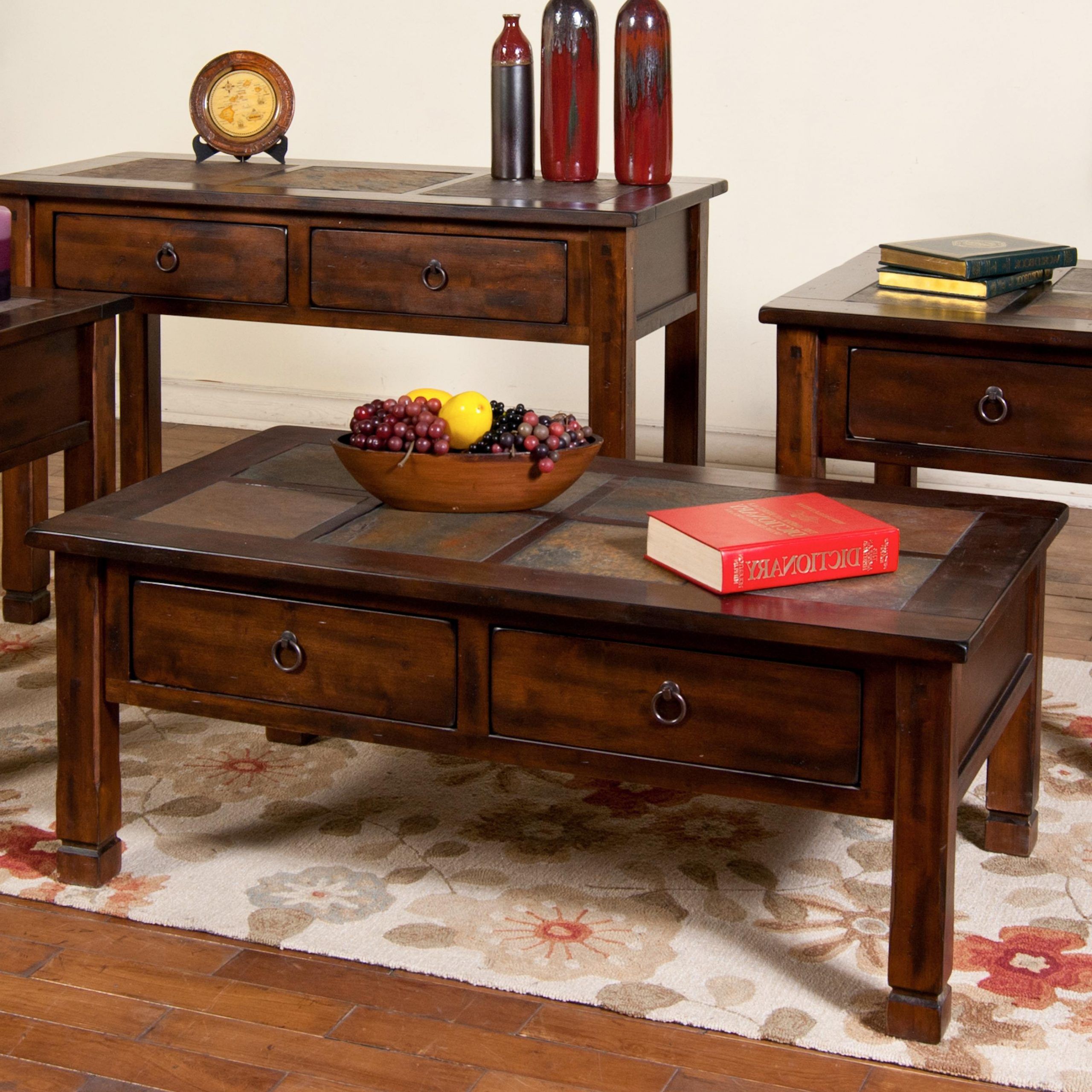 Well Liked 3 Piece Shelf Coffee Tables Throughout Coffee And End Tables With Drawers • Display Cabinet (View 7 of 20)