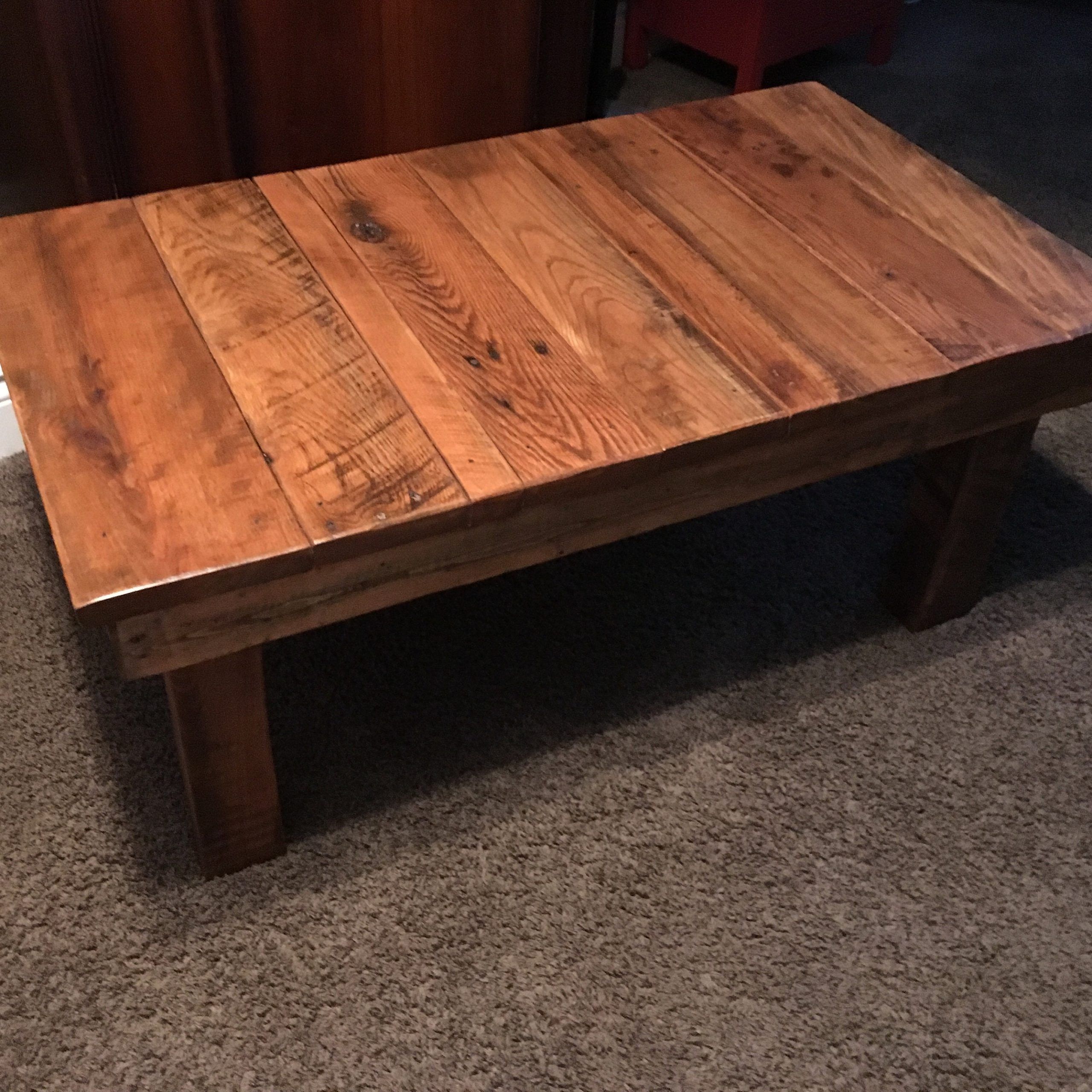 Well Liked Barnwood Coffee Tables In Reclaimed Wood Rustic Coffee Table (Gallery 7 of 20)