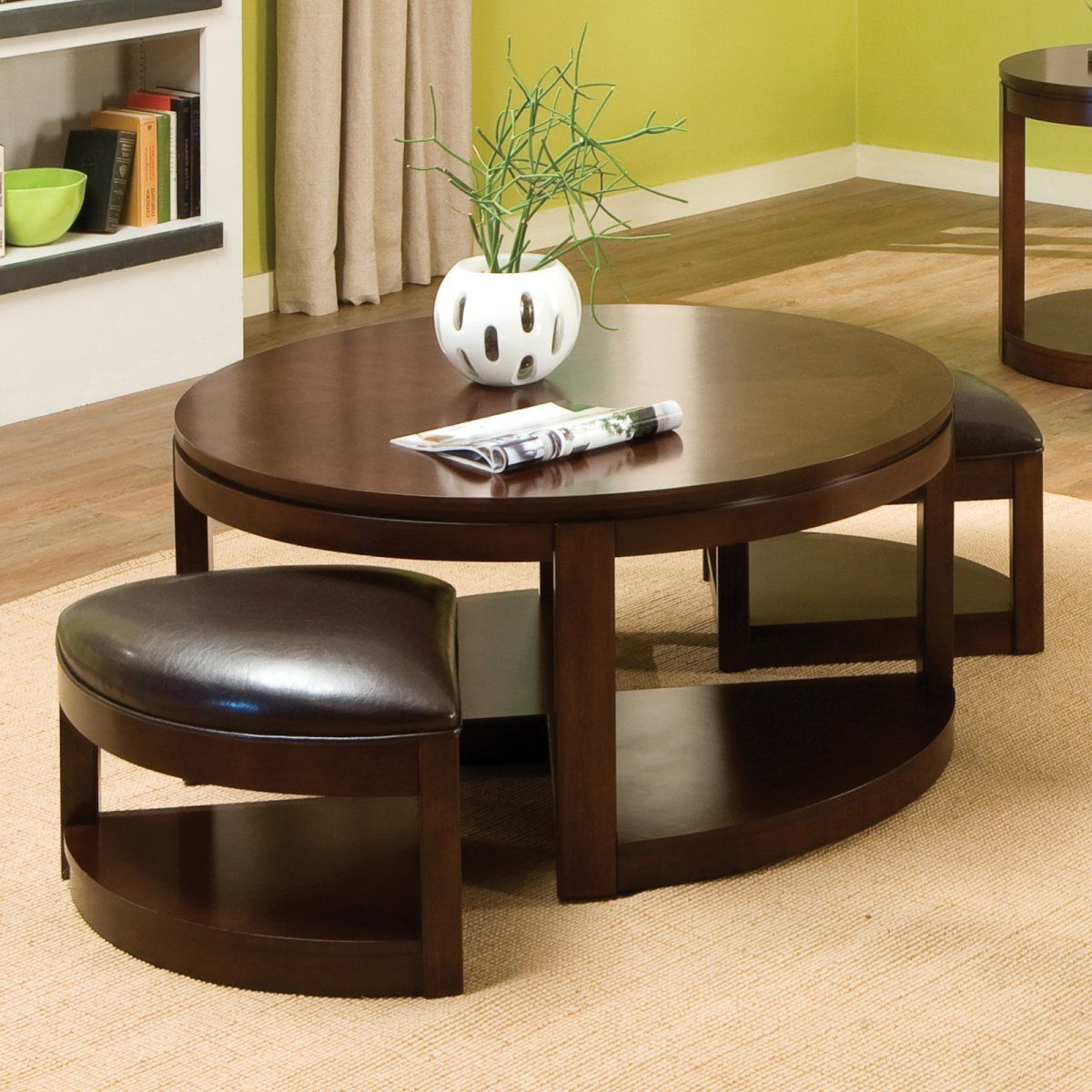Well Liked Espresso Wood Storage Coffee Tables With The Round Coffee Tables With Storage – The Simple And (View 6 of 20)