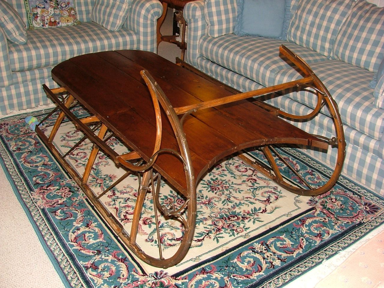 Well Liked Swan Black Coffee Tables Intended For Pinharlan Brubaker On Antique And Collectable Sleds (View 11 of 20)