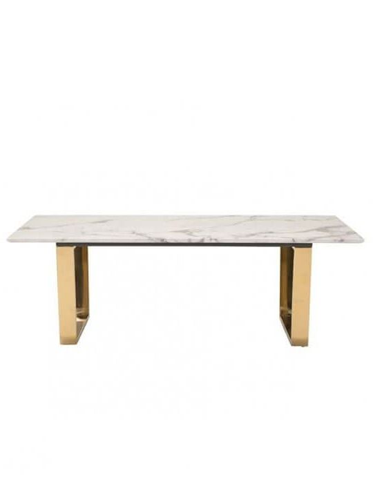 Well Liked White Marble And Gold Coffee Tables Within White Marble Gold Coffee Table (Gallery 17 of 20)