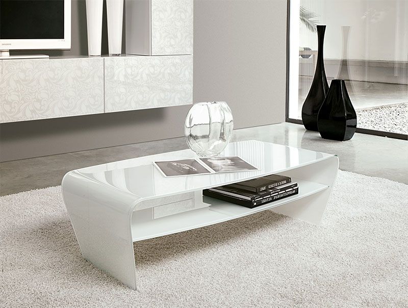 White High Gloss Coffee Table With Storage Ideas Intended For Well Known White Gloss And Maple Cream Coffee Tables (Gallery 10 of 20)