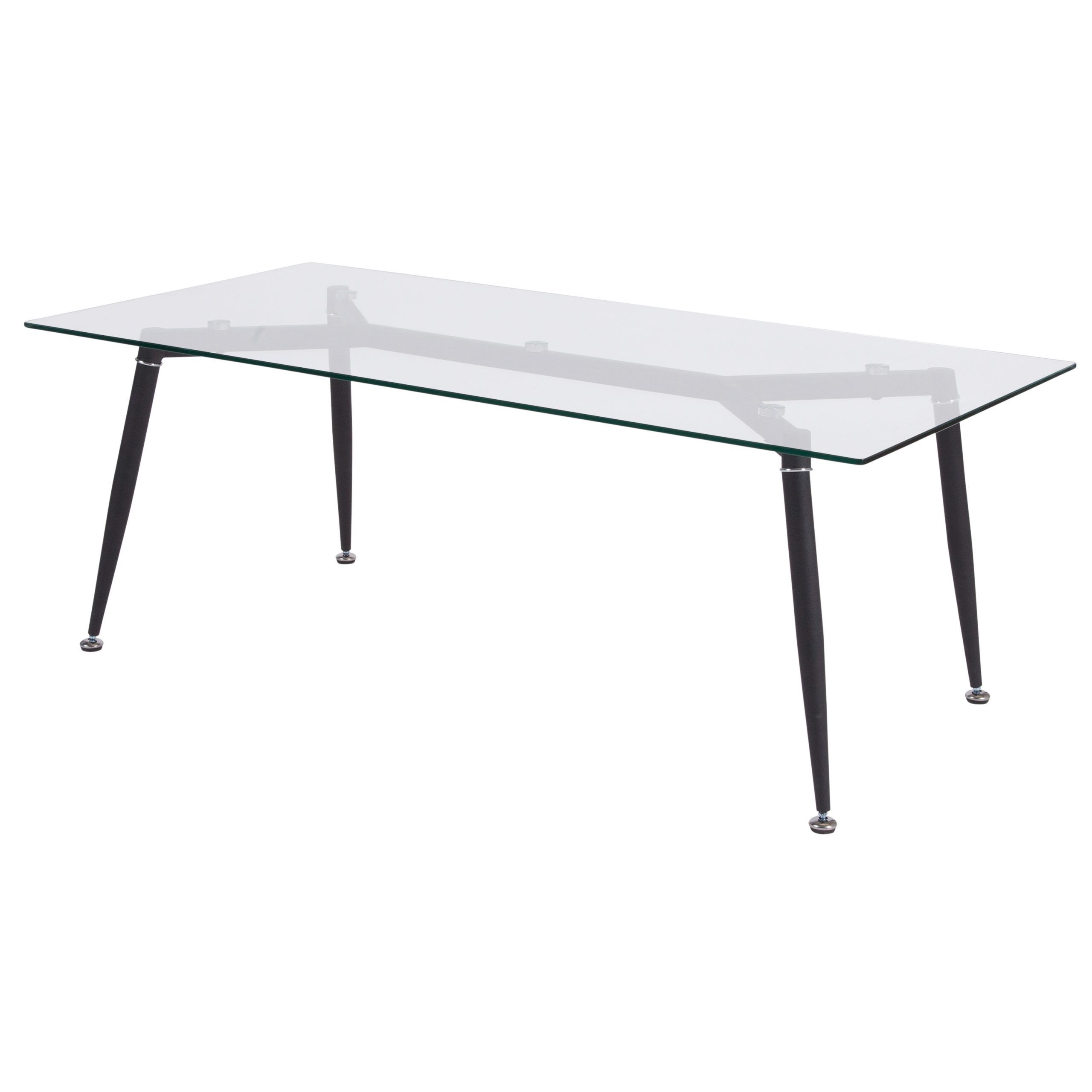 Widely Used Matte Black Coffee Tables With Flash Furniture Chestnut Hill Collection Glass Coffee (View 6 of 20)