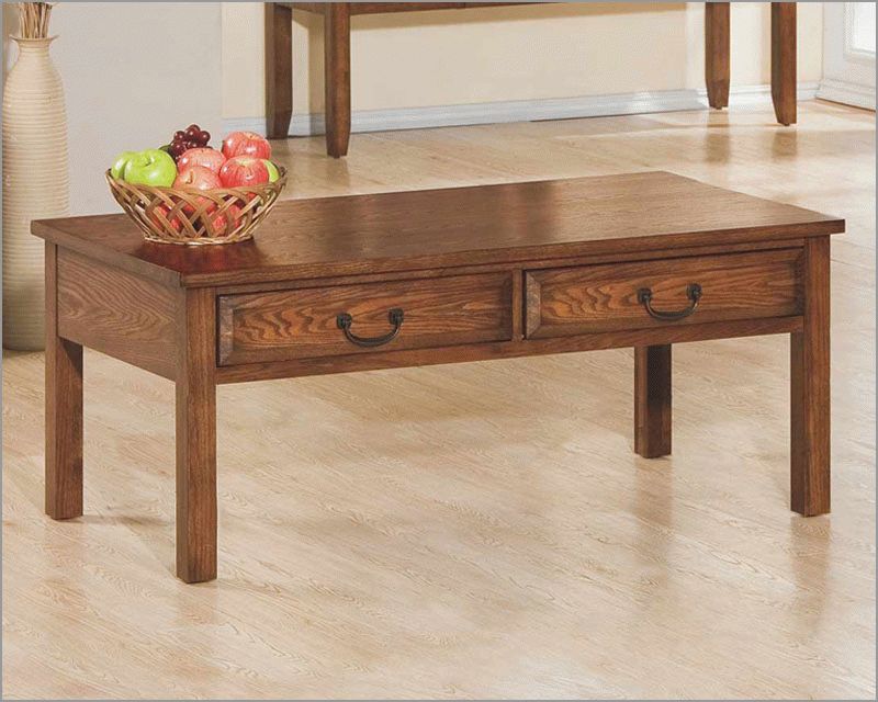 Winners Only 2 Drawer Coffee Table Zahara In Medium Oak Wo Within Fashionable 2 Drawer Coffee Tables (View 3 of 20)