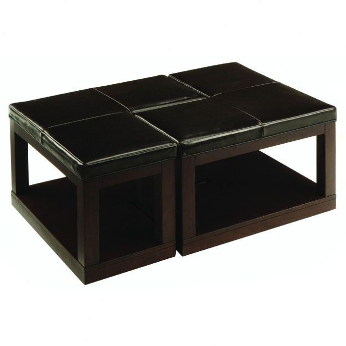 Woodbridge Home Designs 3250 Series "l" Ottoman Coffee Regarding Best And Newest L Shaped Coffee Tables (Gallery 12 of 20)
