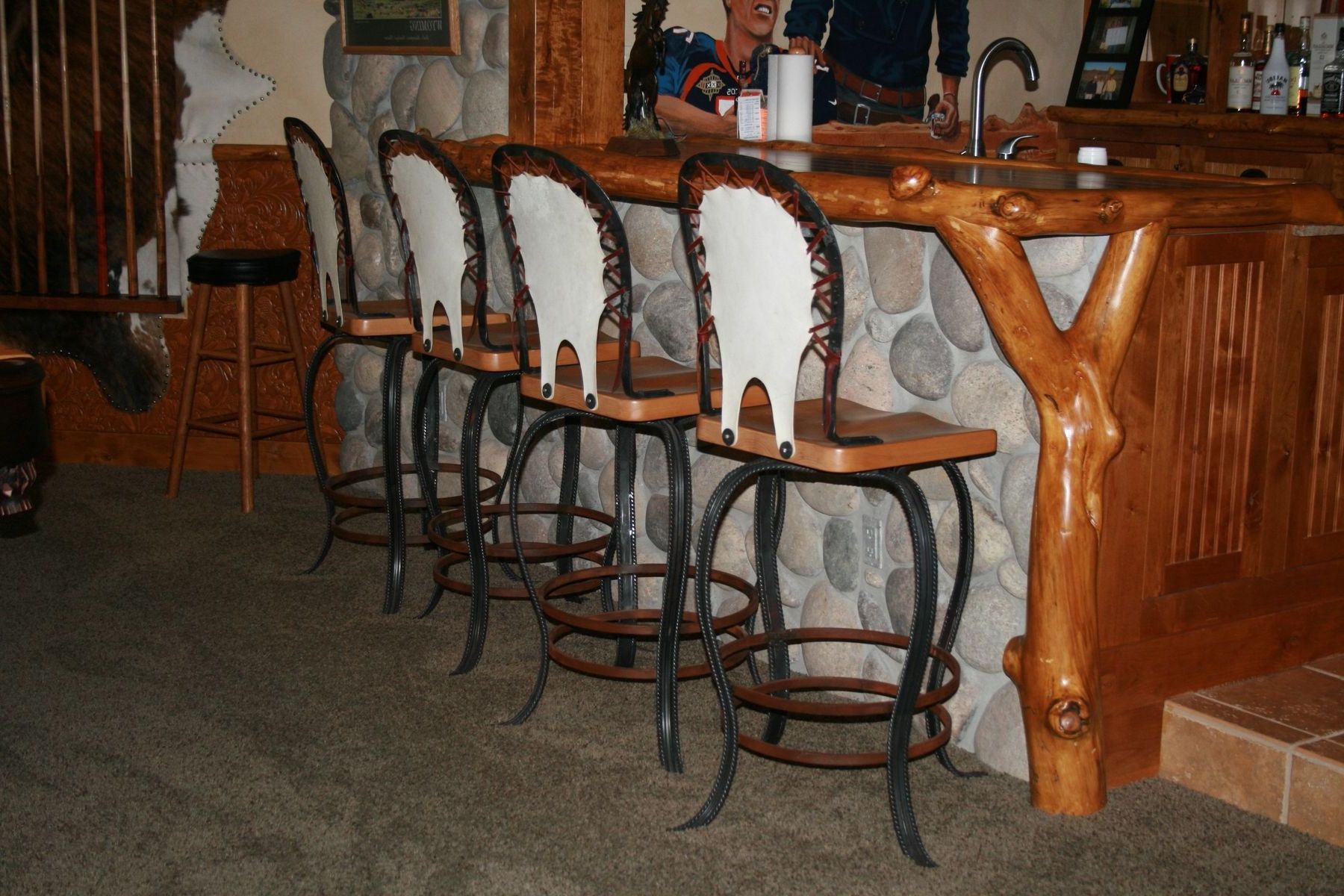 Wrought Iron Bar Stools, Bar Pertaining To Best And Newest Wrought Iron Cocktail Tables (Gallery 18 of 20)