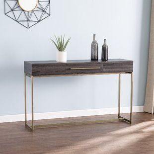 10 Inch Deep Console Table | Wayfair Throughout Open Storage Console Tables (View 3 of 20)