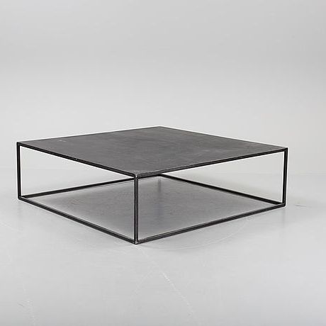 10358208 Bukobject | Metal Sofa, Sofa Table, Modern Square Throughout 1 Shelf Square Console Tables (View 14 of 20)