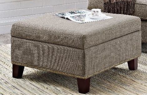 20 Fantastic Ottomans For Man Caves (put Your Feet Up) For French Linen Black Square Ottomans (View 12 of 20)