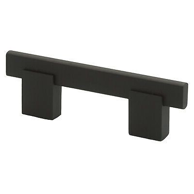 25 Pack 3" Center Matte Black Kitchen Cabinet Drawer Handle Pull 4 1/4 Intended For Square Matte Black Console Tables (Gallery 19 of 20)