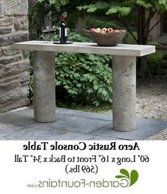 27 Stone Console Table Ideas | Console Table, Console, Table With Modern Concrete Console Tables (View 18 of 20)