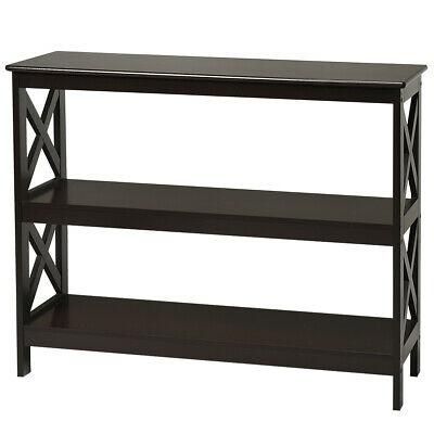 3 Tier Console Table X Design Bookshelf Sofa Side Accent Inside 3 Tier Console Tables (View 3 of 20)