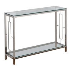 30 Inch Wide Side Contemporary Console Tables | Houzz Intended For Square Modern Console Tables (View 16 of 20)