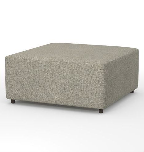 36" Worley Square Ottoman | Square Ottoman, Ottoman, Ottoman Furniture In Natural Fabric Square Ottomans (View 1 of 20)
