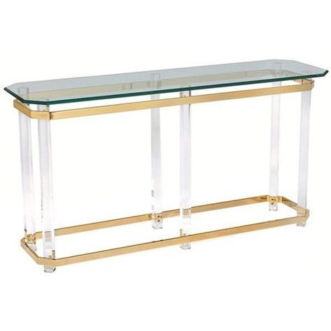7 Amazing Acrylic Console Tables Picture Idea In Clear Console Tables (View 7 of 20)