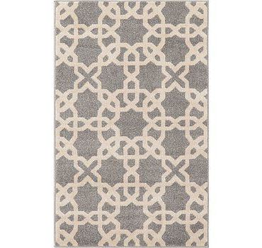 99x160 Trellis Rug | Geometric Area Rug, Industrial Area Rugs, Trellis Rug With Gray And Beige Trellis Cylinder Pouf Ottomans (View 8 of 20)