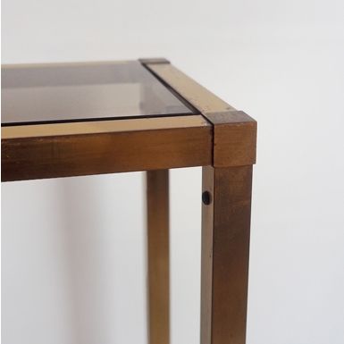 A Brushed Brass Console Table From Quindry › The Lillie Road Association With Regard To Brass Smoked Glass Console Tables (View 17 of 20)