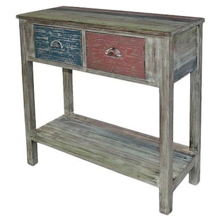 A Charming Addition To Your Entryway Or Den, This Vintage Inspired Pertaining To 3 Piece Shelf Console Tables (View 4 of 20)