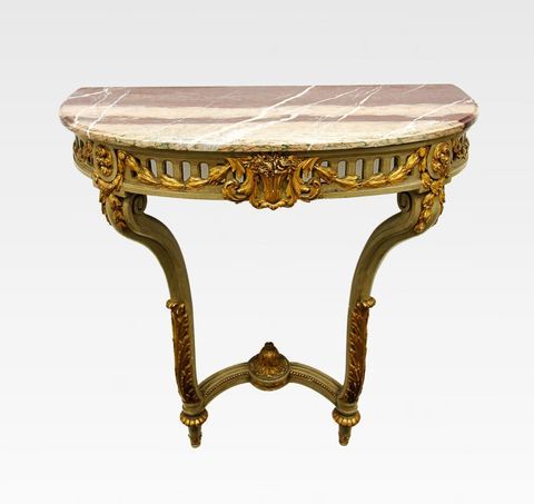 A Decorative Marble Top Console Table Throughout Marble Top Console Tables (View 1 of 20)