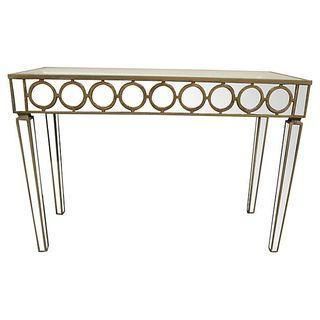 A Mid Century Mirrored Console Table That Shines Like A Diamond And Is In Mirrored And Chrome Modern Console Tables (View 6 of 20)